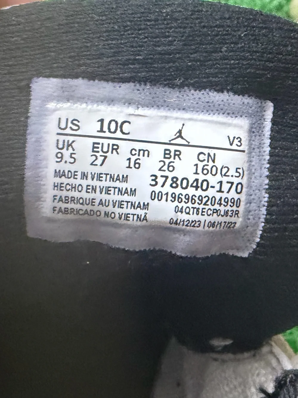 Jordan 11 Retro DMP Gratitude (2023) (TD) Size 10C